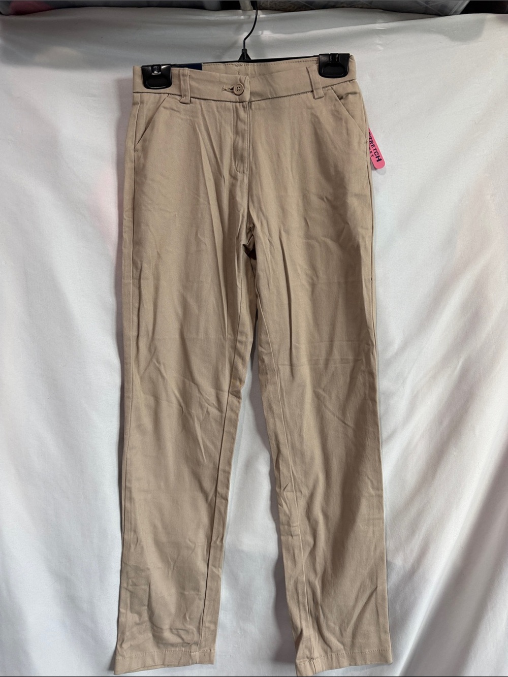 Izod Men's Tan Straight-Leg Chinos
